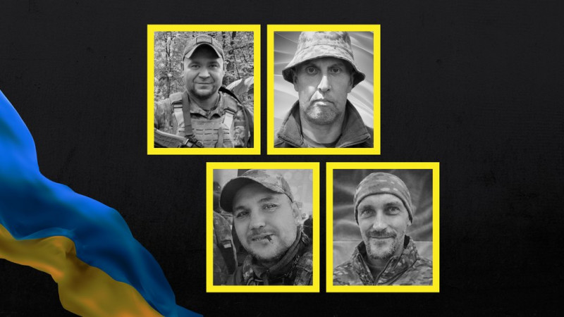 На Чернігівщині попрощалися з п'ятьма бійцями Сил оборони, четверо з них вважалися безвісти зниклими з 2024 року
