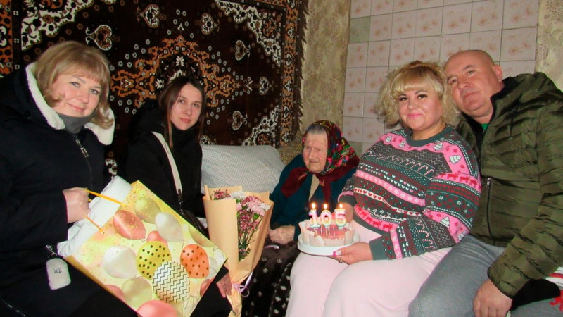 Тетяні Зазимко з Чернігівщини виповнилося 105 років