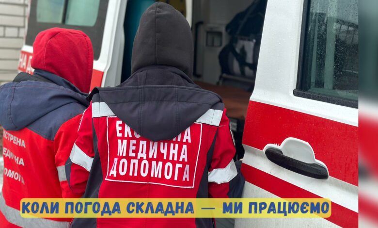 Через негоду «швидкі» на Чернігівщині працюють у посиленому режимі