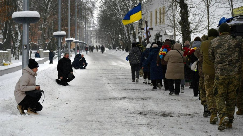 На Чернігівщині попрощалися з захисниками України Сергієм Кебкалом та Сергієм Бойком