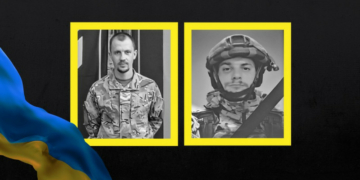 На Чернігівщині в останню путь провели Данила Гусака та Юрія Полякова