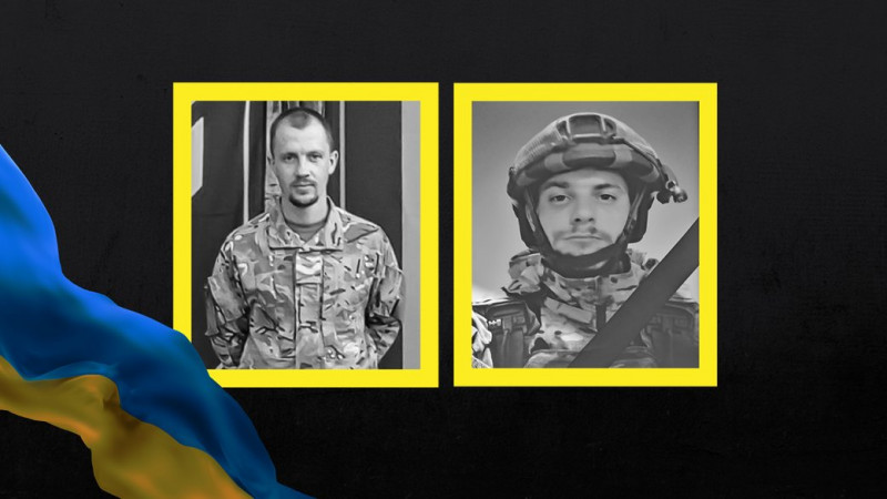 На Чернігівщині в останню путь провели Данила Гусака та Юрія Полякова