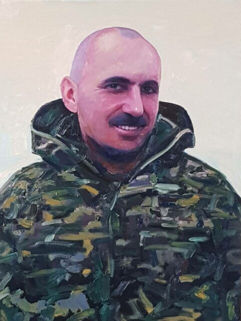 Художник, уродженець Чернігівщини, малює портрети загиблих військових і передає до музею