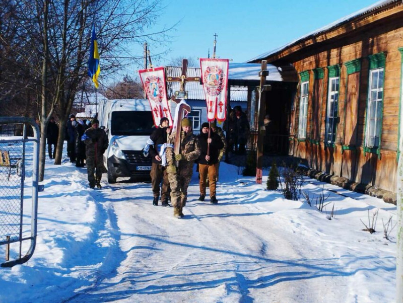 На Чернігівщині попрощалися із захисником, який загинув на Запорізькому напрямку