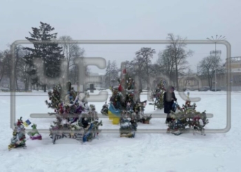 Новорічне містечко єдності: в центрі Чернігова прикрасили понад десяток ялинок (Фото)