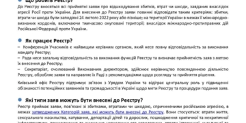 Путівник реєстром збитків для України