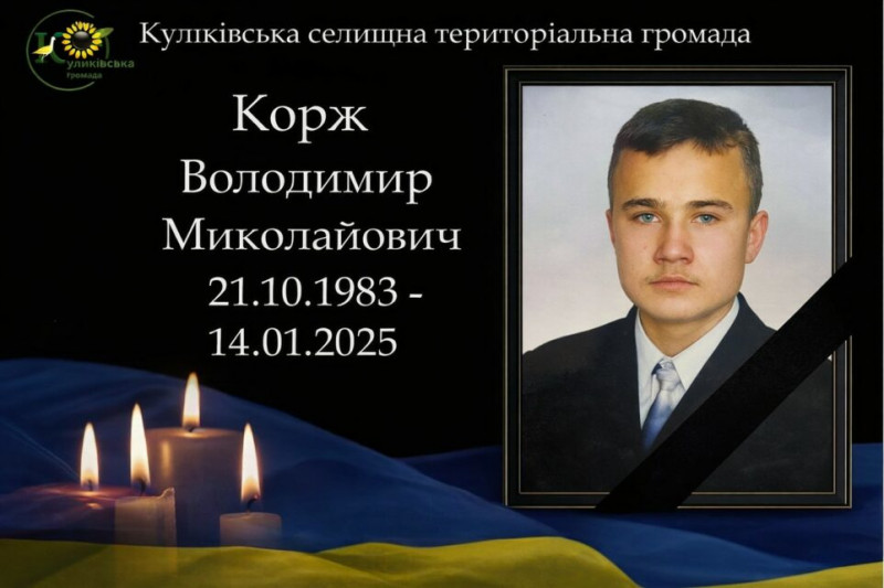 Три місяці стояв на захисті держави: офіційно підтвердили загибель воїна з Чернігівщини