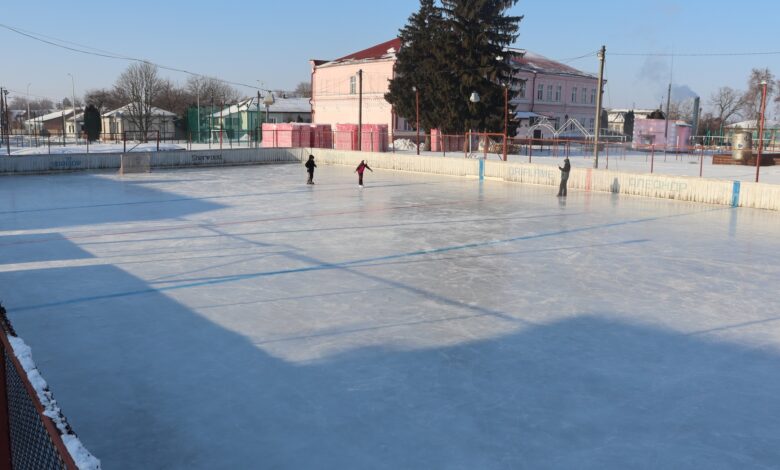 У Борзні вже готовий каток для зимового відпочинку