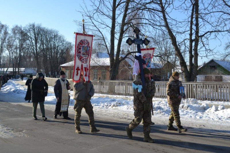 У громаді на Чернігівщині попрощалися із захисником, який загинув на Донеччині