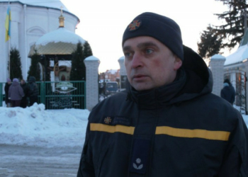 Гасив пожежу після атаки РФ і стався обвал конструкцій: на Чернігівщині поховали рятувальника Михайла Проценка