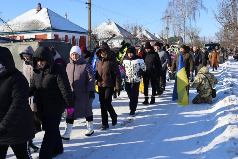 На Чернігівщині попрощалися із бойовим медиком, який загинув на Харківщині