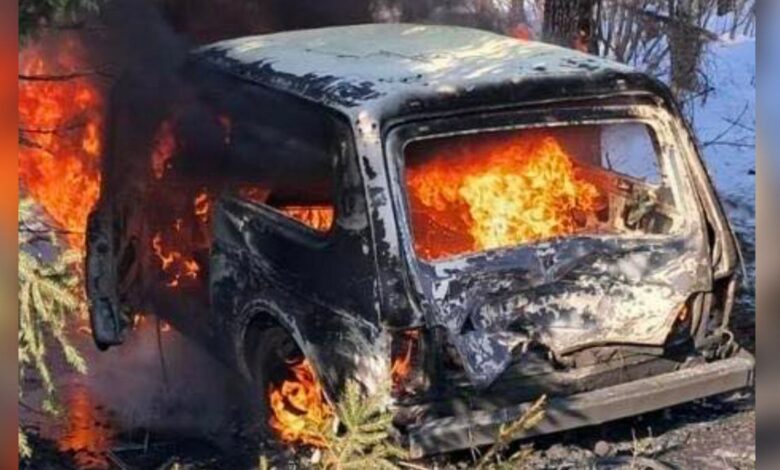 Зайнялася пожежа: ворог атакував дроном місто на Чернігівщині