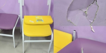 Побиті й обпльовані меблі та жуйки на обдертих стінах: вандалізм в укритті в Мені (Фото)