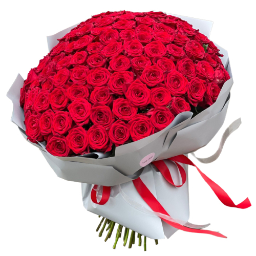 101 красная роза для любимой
