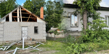 Унаслідок атаки РФ у Новгороді-Сіверському на Чернігівщині пошкоджені приватні будинки
