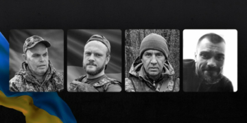 На Чернігівщині поховали військових Володимира Мусієнка, Андрія Новика, Олександра Шилова, Олександра Анікеєнка