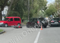 У Чернігові під колеса автівки потрапив мотоцикліст (Фотофакт)