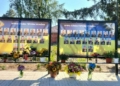 У Красилівці відкрили банер із обличчями захисників громади