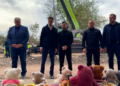 Президент України Володимир Зеленський відвідав Прилуки та вшанував пам’ять загиблих унаслідок ракетної атаки РФ