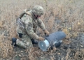 Небезпечні уламки збитих ворожих дронів знайшли на Чернігівщині (Фото)