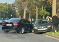 У Чернігові на вулиці Шевченка зіткнулися два автомобілі Volkswagen (Фотофакт)